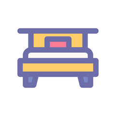 bed icon for your website design, logo, app, UI. 