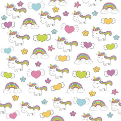seamless pattern with toys