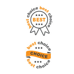 Best choice concept icon. Symbol in trendy flat style isolated on white background.