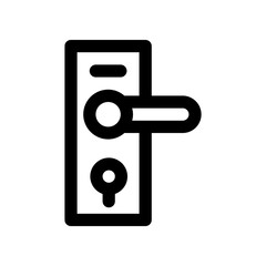 door handle icon for your website design, logo, app, UI. 