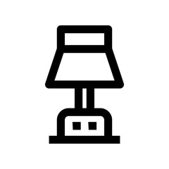 lamp table icon for your website, mobile, presentation, and logo design.