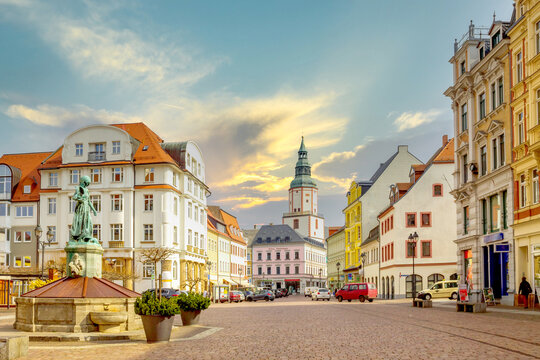 Altstadt, Doebeln, Deutschland 