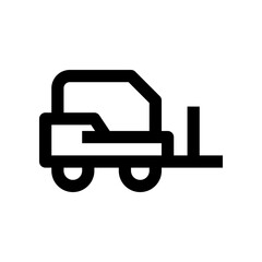 forklift icon for your website, mobile, presentation, and logo design.