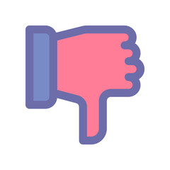 dislike icon for your website design, logo, app, UI. 