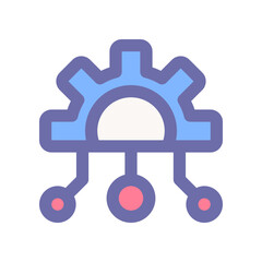 setting icon for your website design, logo, app, UI. 