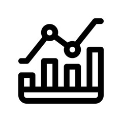 statistic icon for your website design, logo, app, UI. 