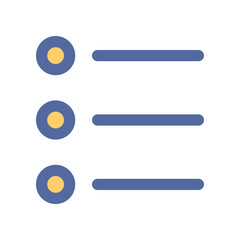 Obraz premium list icon for your website design, logo, app, UI. 