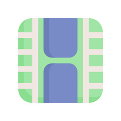 Fototapeta na wymiar film icon for your website design, logo, app, UI. 