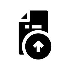 file upload icon for your website, mobile, presentation, and logo design.