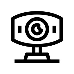 webcam icon for your website, mobile, presentation, and logo design.