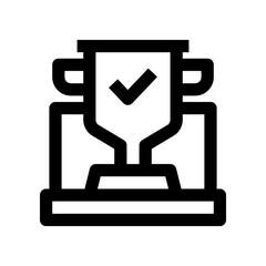 trophy icon for your website, mobile, presentation, and logo design.