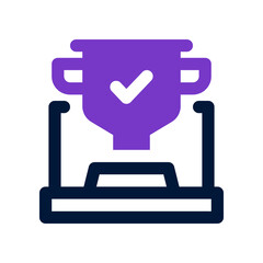 trophy icon for your website, mobile, presentation, and logo design.