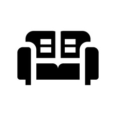 sofa icon for your website, mobile, presentation, and logo design.
