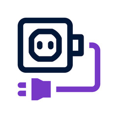 plug icon for your website, mobile, presentation, and logo design.