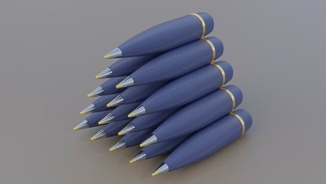 Munition f&uuml;r Haubitzen blau
