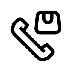 call center icon for your website, mobile, presentation, and logo design.