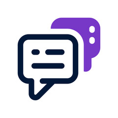 chat icon for your website, mobile, presentation, and logo design.