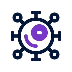 Fototapeta premium virus icon for your website, mobile, presentation, and logo design.