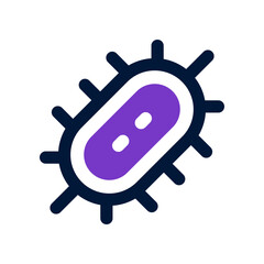 bacteria icon for your website, mobile, presentation, and logo design.