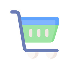 shopping cart icon for your website design, logo, app, UI. 