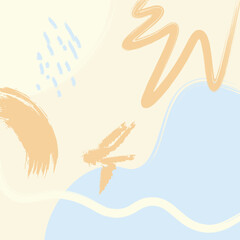 Simple hand drawn background.