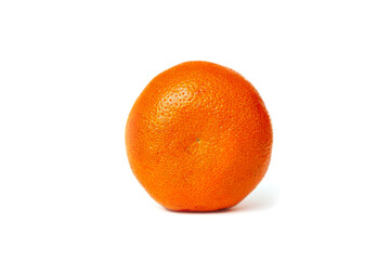 isolated tangerine closeup on white background