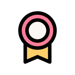 medal icon for your website design, logo, app, UI. 