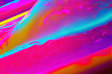 Fluorescent Gradient Fluid Wallpaper (4)