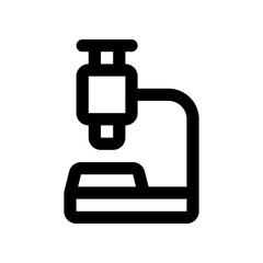 microscope icon for your website design, logo, app, UI. 