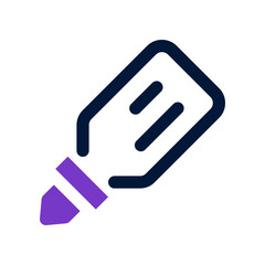 highlighter icon for your website, mobile, presentation, and logo design.