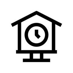 wall clock icon for your website, mobile, presentation, and logo design.