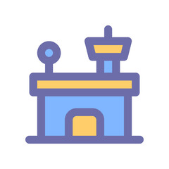 airport icon for your website design, logo, app, UI. 