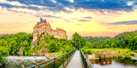 Burg Kriebstein, Sachsen, Deutschland 