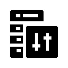 equalizer icon for your website, mobile, presentation, and logo design.