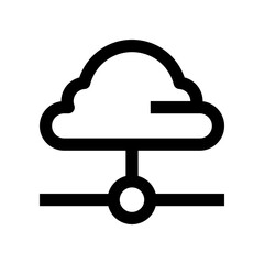 cloud computing icon for your website, mobile, presentation, and logo design.