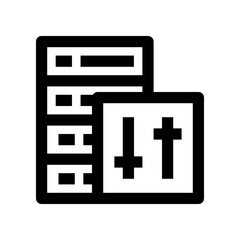 equalizer icon for your website, mobile, presentation, and logo design.