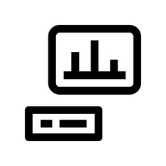 statistic icon for your website, mobile, presentation, and logo design.