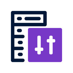 equalizer icon for your website, mobile, presentation, and logo design.