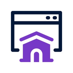 homepage icon for your website, mobile, presentation, and logo design.