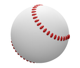 Baseball ball 3d render