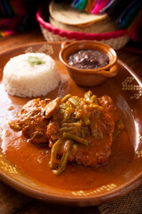 Tortitas de Carne, Meat pancakes. Popular recipe in Mexico and Latin America, Tortitas are similar to cutlets, shredded meat, beef, tuna, chicken or other ingredient, bathed in beaten egg and fried.