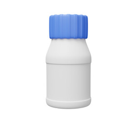 pill bottle 3d render