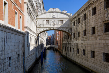 Fototapeta na wymiar Venice, Italy - Bridge of Sighs
