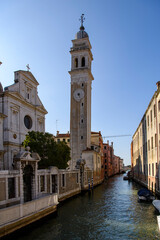 Fototapeta na wymiar Venice, Italy - Church of Saint George of the Greeks