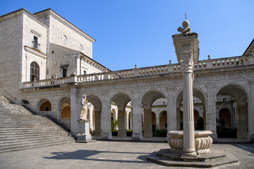 Fototapeta na wymiar Abbey of Monte Cassino, Italy -