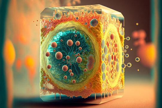 Schematic View of a Bacterial Toxins, Microbial Ecology in Understanding Bacteria, bacterial infections, staph infection, salmonella, e. coli, tuberculosis, meningitis, Generative AI