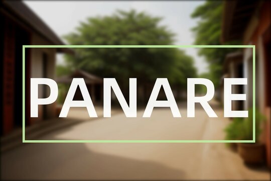 Panare: Der Ortsname der thail&auml;ndischen Stadt Panare in der Provinz Pattani