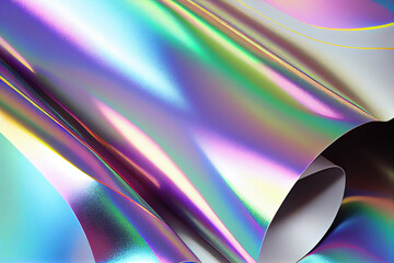 Metallic Holographic Iridescent Gradient Wallpaper (7)