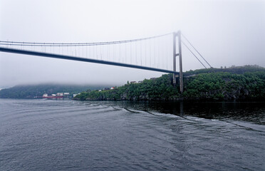 Askoy Bridge across the Bergen Fjord - Norway