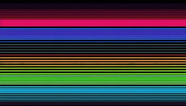 Retro Rainbow VHS Scanlines: A Colorful Nostalgic Trip Down Memory Lane